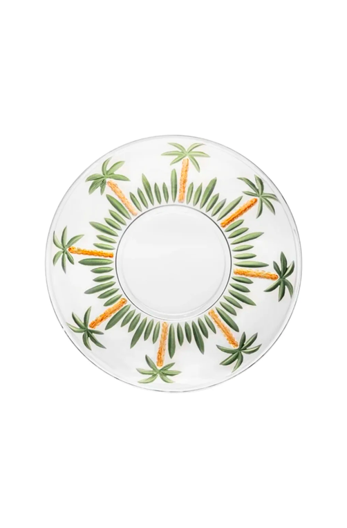 Conjunto de Pratos para Sobremesa Palm Hand Painting 6 Peças