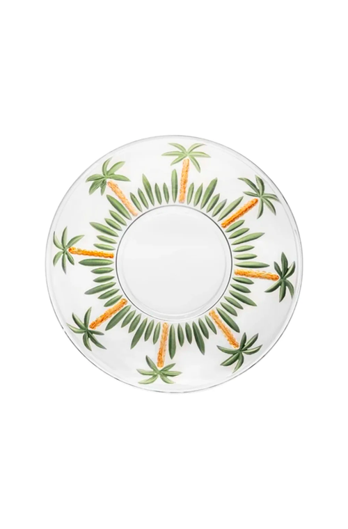 Conjunto de Pratos para Sobremesa Palm Hand Painting 6 Peças