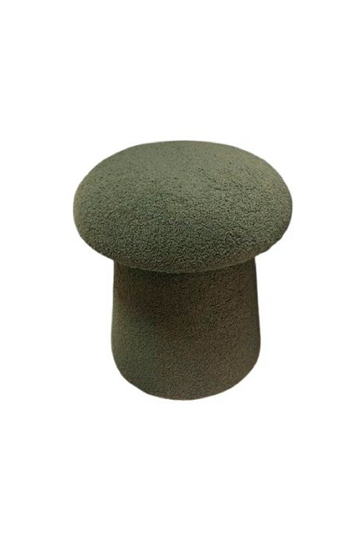 Banco de Veludo Cogumelo Verde