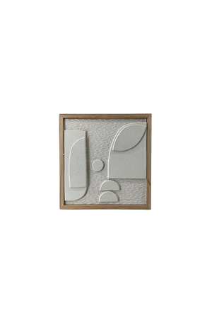 Quadro de Parede Facco Marrom e Branco