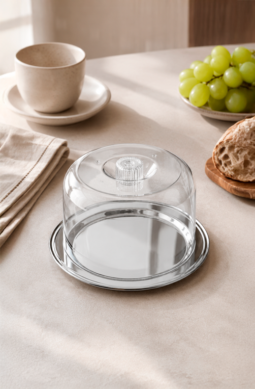 Jogo Queijo Petúnia em Aço Inox