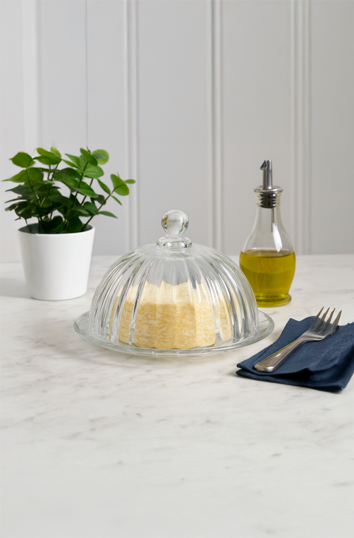 Mini Queijeira Milano de Vidro