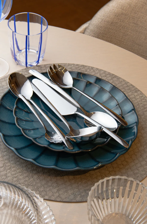 Conjunto 4 Talheres para Servir de Aço Inox Viena