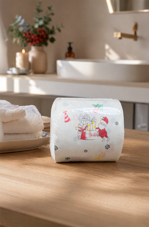 Rolo de Papel Higiene Natalino Papai Noel