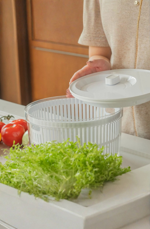 Secador Organizador de Salada Clear Fresh 5,5L