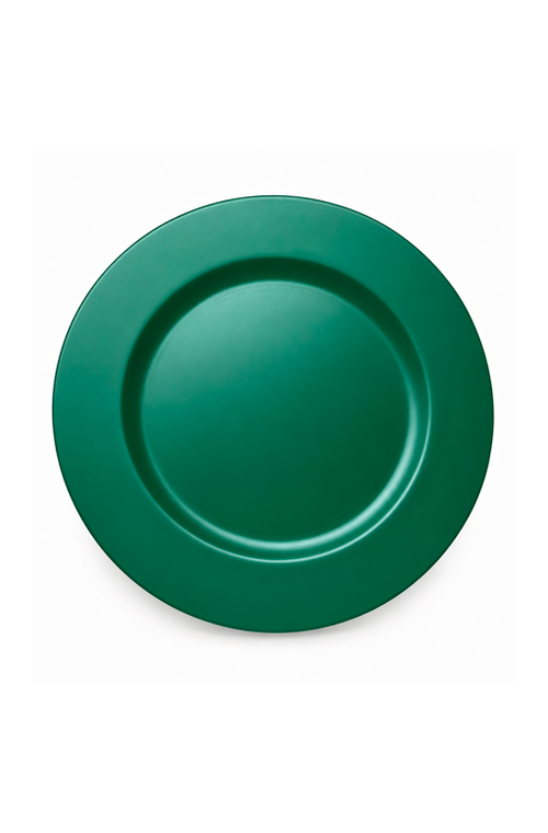 Sousplat Natalino Liso Verde