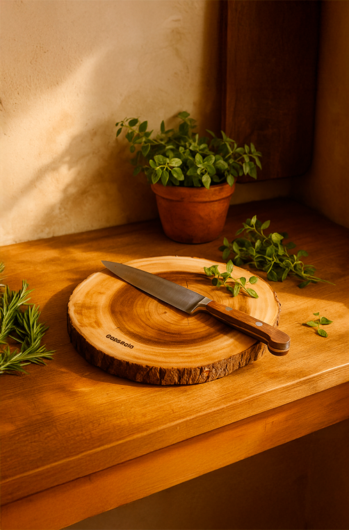 Tábua de Corte Multiuso em Madeira