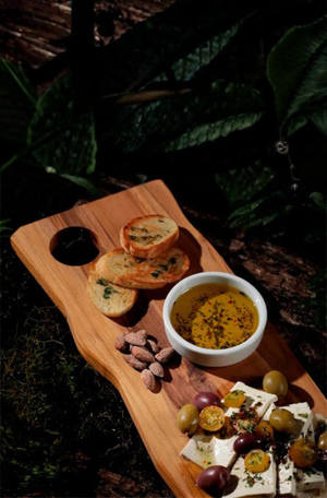 Tábua de Frios Sávia Pequena de Madeira Jatoba 40x15cm