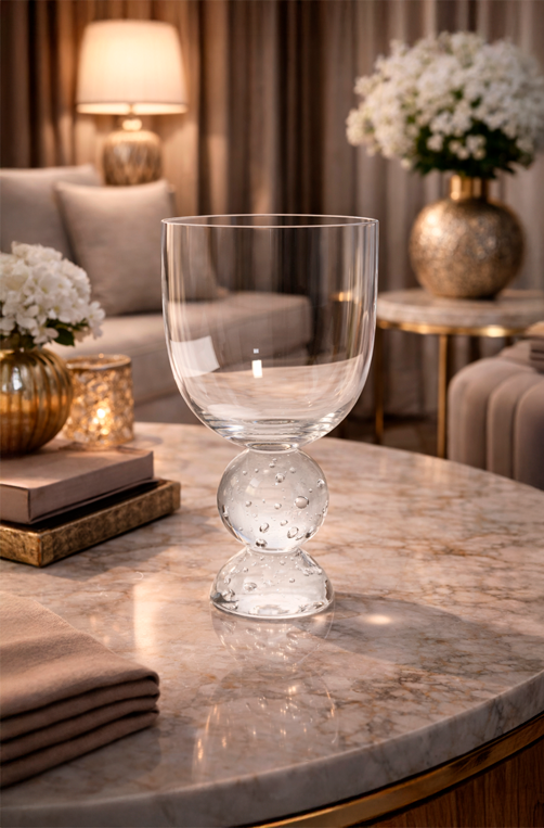 Taça Eclipse de Água com Base Transparente 250ml