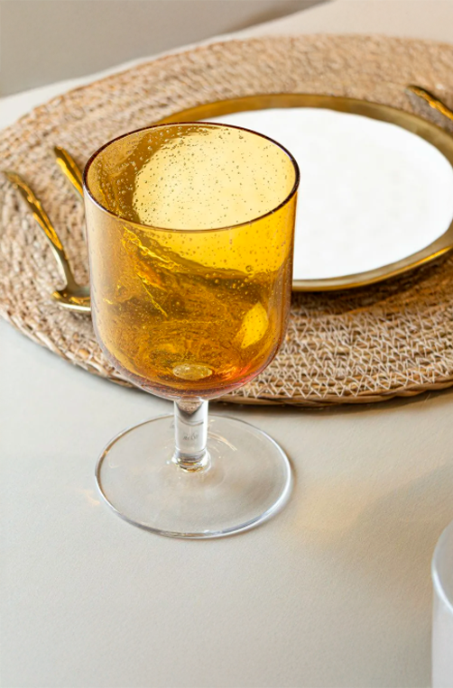 Conjunto de 2 Taças Boreal Âmbar de Vidro 400ml