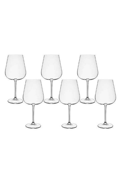 Conjunto de 6 Taças de Vinho Ardea de Cristal Ecológico 670ml