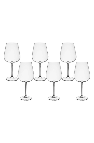Conjunto de 6 Taças de Vinho Ardea de Cristal Ecológico 670ml