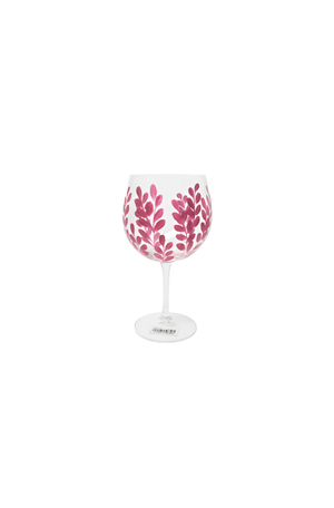 Taça de Cristal Fiori Rosa 600ml
