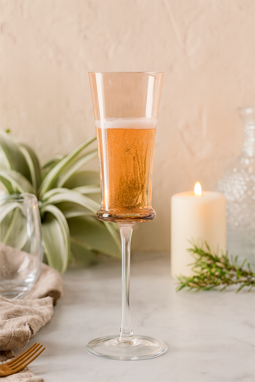 Taça de Champanhe em Vidro Brown 200ml