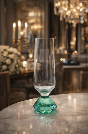 Taça de Champanhe em Vidro Diamond 300ml