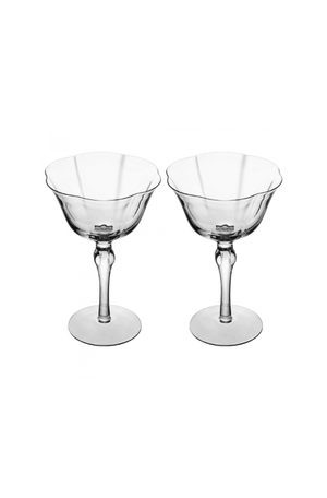 Conjunto 2 Taças Coupe Lily de Vidro 300ml