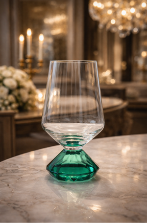 Taça de Água em Vidro Diamond 350ml