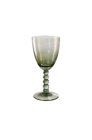 Taça com Bolhas Verde em Acrílico 350ml