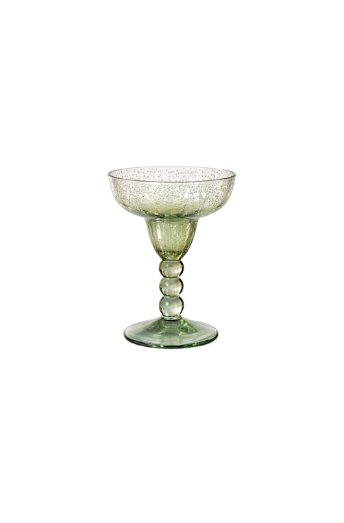 Taça de Coquetel com Bolhas Verde em Acrílico 250ml