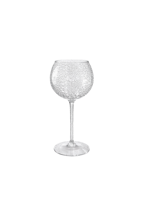 Taça para Drink com Bolhas Transparente em Acrílico 440ml