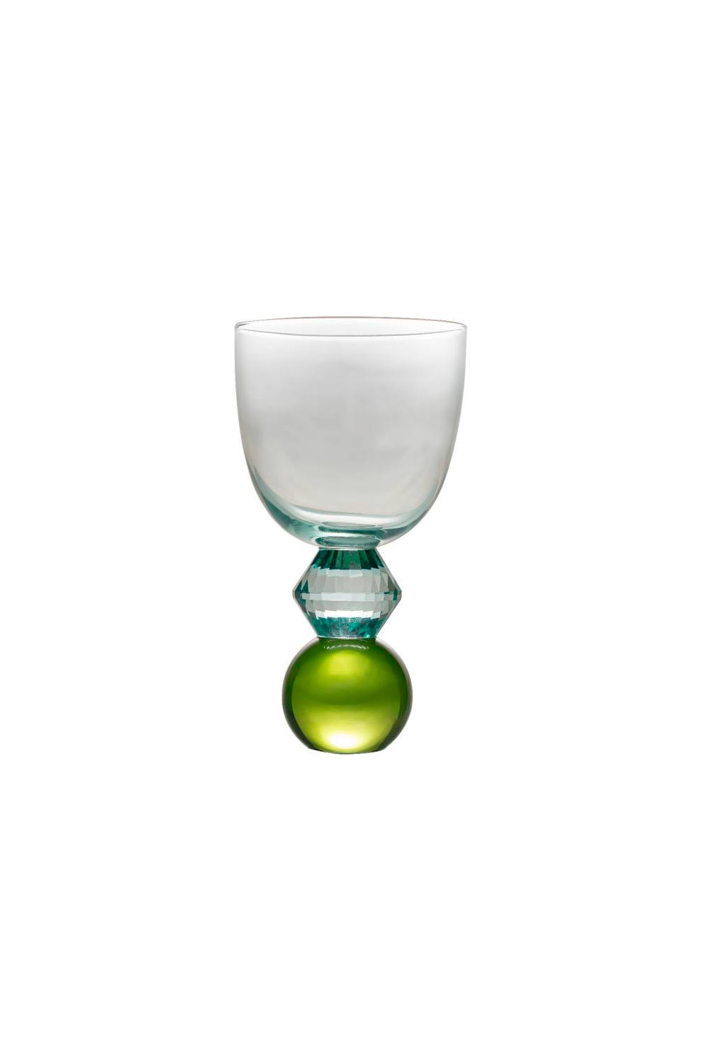 Taça de Vidro Epcot Duo Diamond Verde 250ml