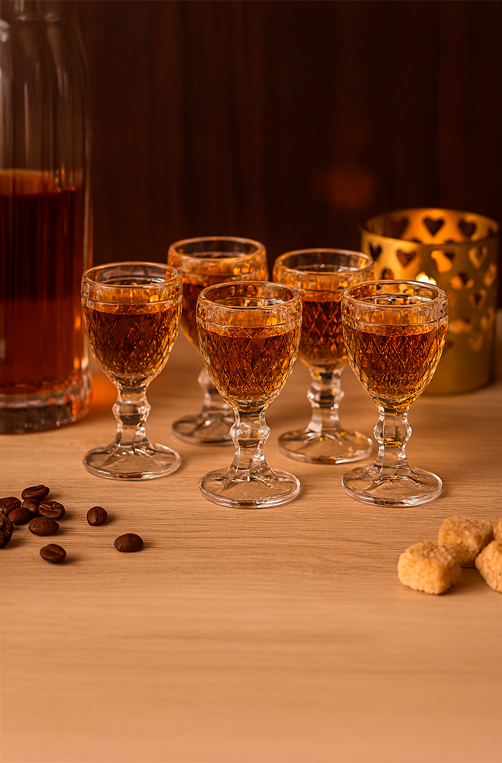 Conjunto de 6 Taças de Licor Florença 50ml