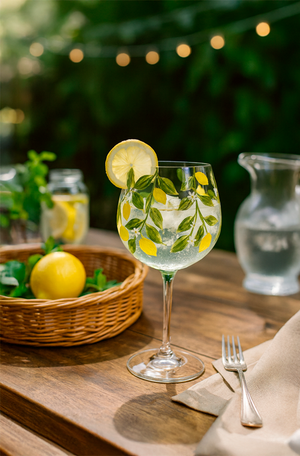 Taça de Cristal Limone 850ml