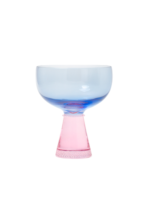 Taça de Sobremesa em Vidro Aurora Cobalt Purple