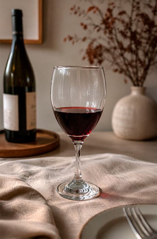 Taça de Vinho em Vidro 600ml