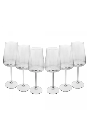 Conjunto 6 Taças de Vinho Alex Optic 400ml Cristal Ecológico Bohemia