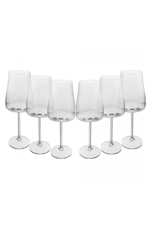 Conjunto 6 Taças de Vinho Alex Optic 400ml Cristal Ecológico Bohemia
