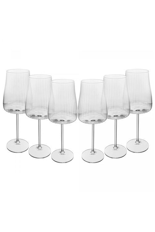 Conjunto 6 Taças de Vinho Alex Optic 600ml Cristal Ecológico