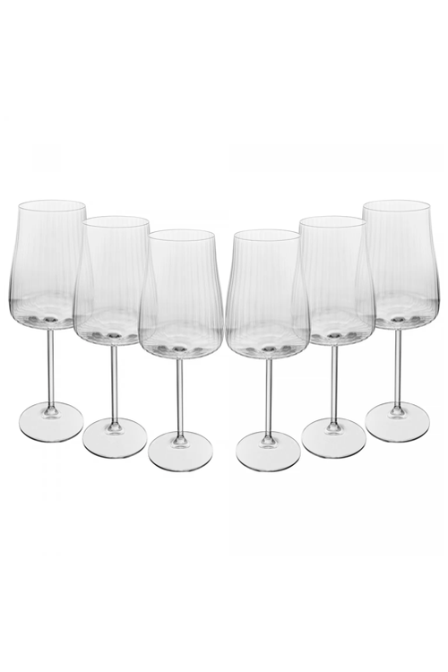 Conjunto 6 Taças de Vinho Alex Optic 600ml Cristal Ecológico