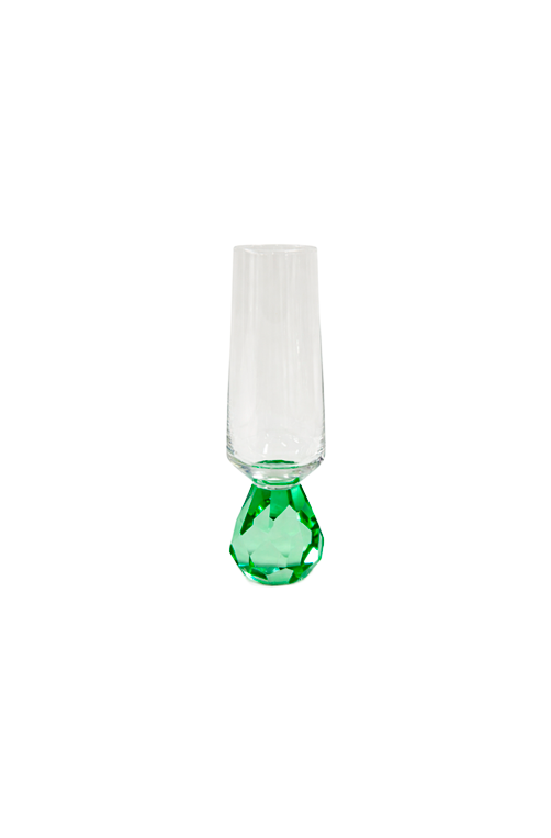 Taça de Champanhe Diamond Verde 250ml