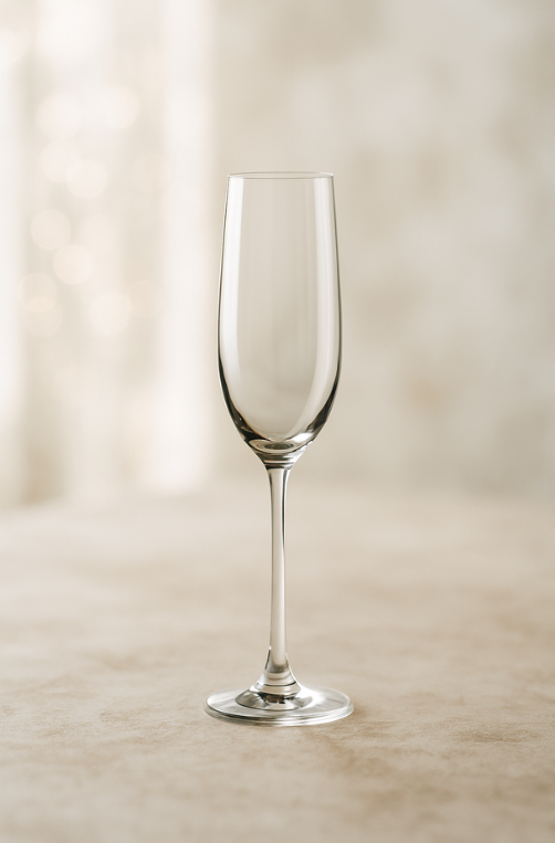 Conjunto 6 Taças de Champanhe de Cristal Mariê 220ml