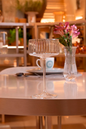 Conjunto 6 Taças Coupe Alex Optic 220ml Cristal Ecológico