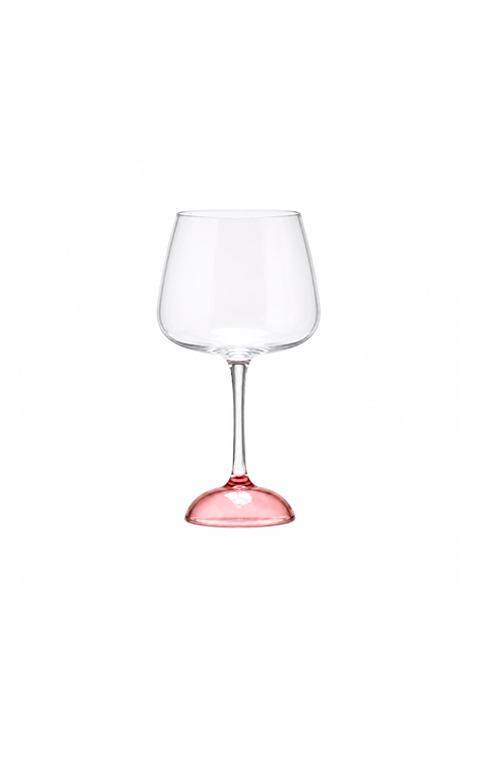 Taça de Gin Rosa em Vidro 430ml