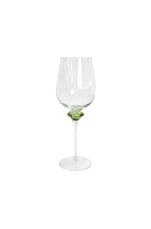 Taça de Vinho Vert com Esfera Verde 630ml