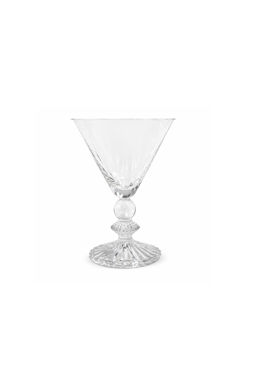 Taça de Martini Canelada Transparente em Vidro 210ml