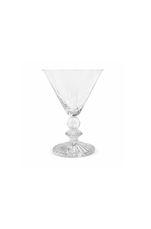 Taça de Martini Canelada Transparente em Vidro 210ml