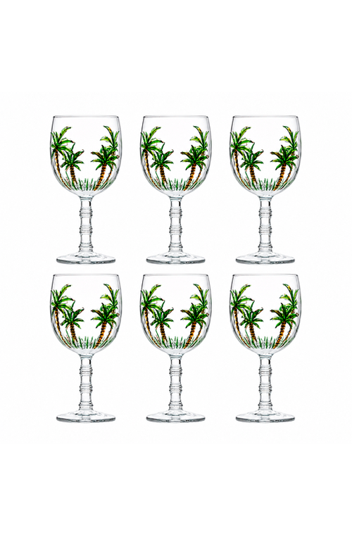 Conjunto de Taças Palm Hand Painting 320ml 6 Peças