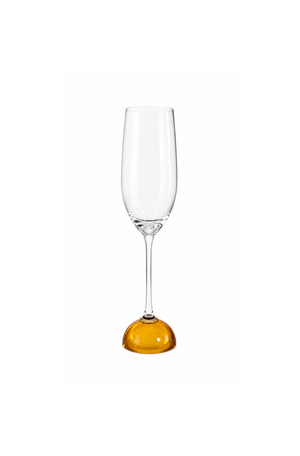 Taça de Champanhe Pop Âmbar em Vidro 280ml