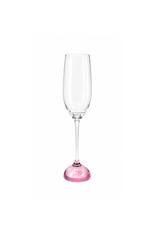 Taça de Champanhe Pop Rosa em Vidro 280ml