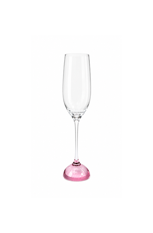 Taça de Champanhe Pop Rosa em Vidro 280ml