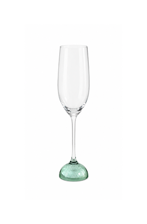 Taça de Champanhe Pop Verde em Vidro 280ml