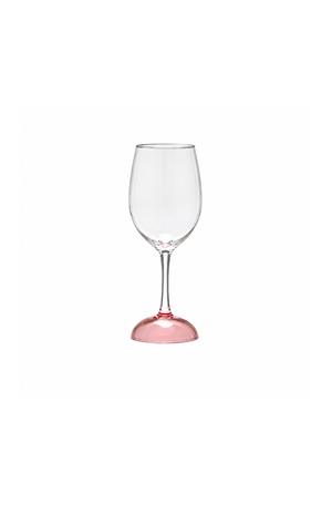 Taça de Vinho Rosa em Vidro 280ml