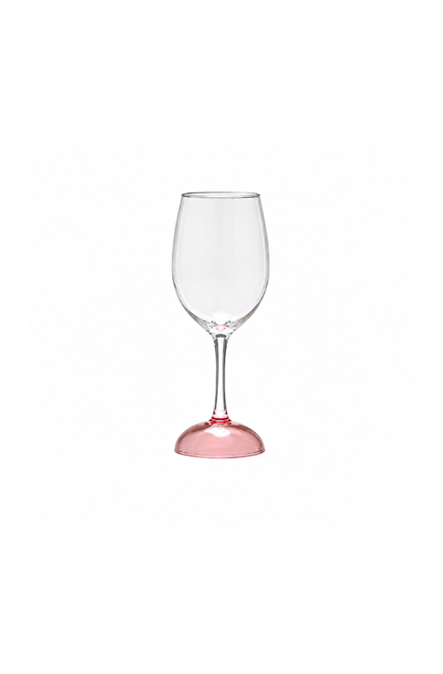 Taça de Vinho Rosa em Vidro 280ml