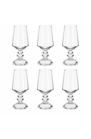 Conjunto de Taça de Vinho Sandy Transparente em Vidro 600ml 6 Peças