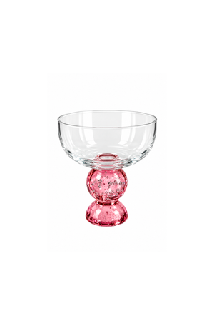 Taça de Sobremesa Duquesa Rosa em Vidro 250ml