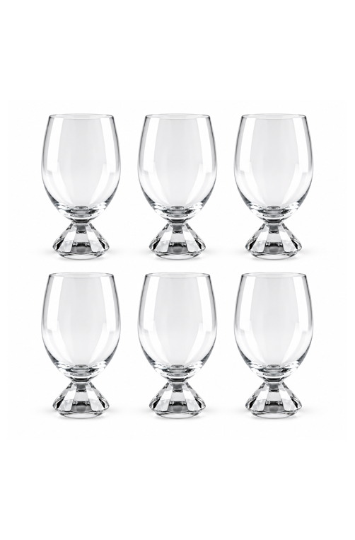 Conjunto de Taças de Vinho Handmade em Vidro 400ml 6 Peças